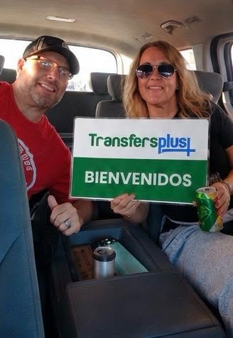 Transfers Plus travelers at Cancun Airport before transportation to Costa Mujeres